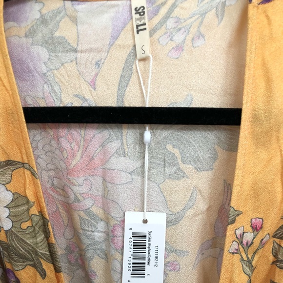 Spell Blue Skies Maxi Wrap Dress. - Picture 5 of 7